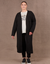 Paarl Longline Cardigan- Ebony - Eb & Ive - FUDGE Gifts Home Lifestyle