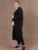 Paarl Longline Cardigan- Ebony - Eb & Ive