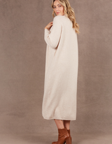 Paarl Tie Knit Dress - Oat - Eb & Ive - FUDGE Gifts Home Lifestyle