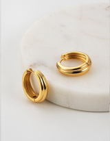 Paris Hoop Earring - Gold - Zafino