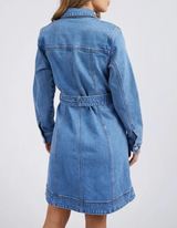 Riley Denim Dress - Mid Blue - Foxwood - FUDGE Gifts Home Lifestyle