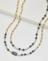 Riley Necklace - Navy - Zafino