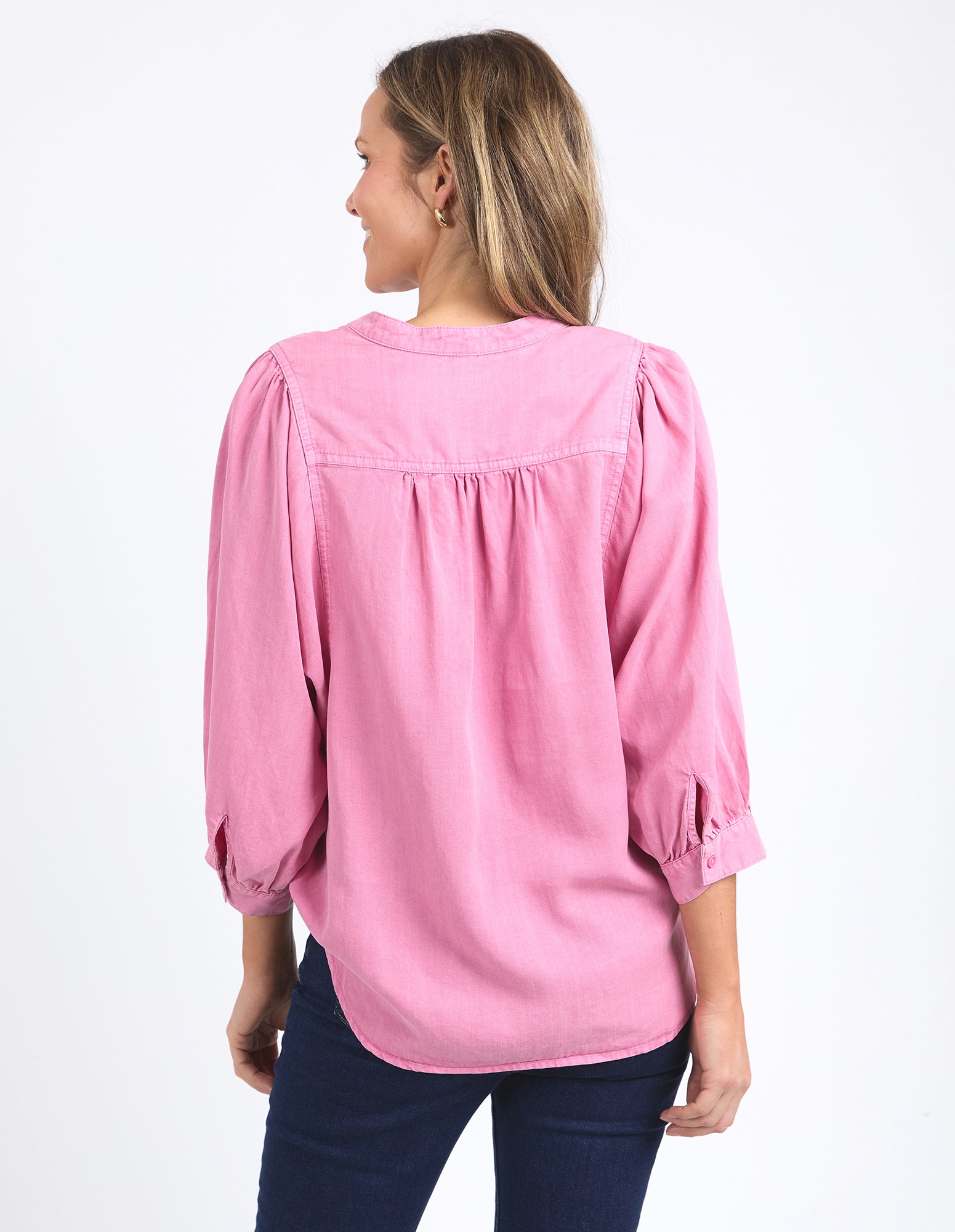 Rowan Shirt - Pink Geranium - Elm Lifestyle