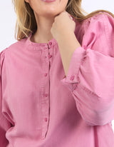 Rowan Shirt - Pink Geranium - Elm Lifestyle