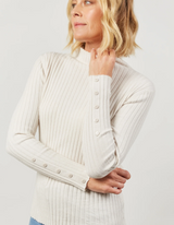 Skyline Knit Top - Creme - Isle of Mine