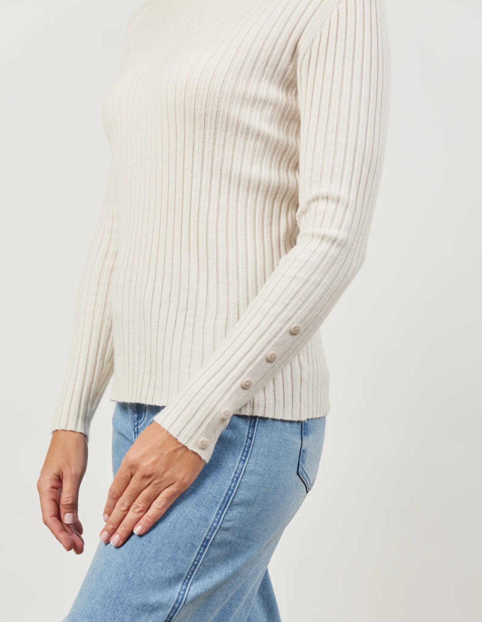 Skyline Knit Top - Creme - Isle of Mine - FUDGE Gifts Home Lifestyle