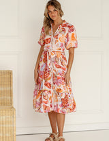 Summer Leaf Dress - Miss Marlow