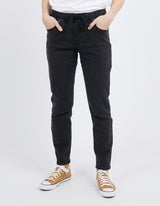 Juliette Jogger Jean - Washed Black - Foxwood - FUDGE Gifts Home Lifestyle