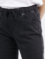 Juliette Jogger Jean - Washed Black - Foxwood - FUDGE Gifts Home Lifestyle