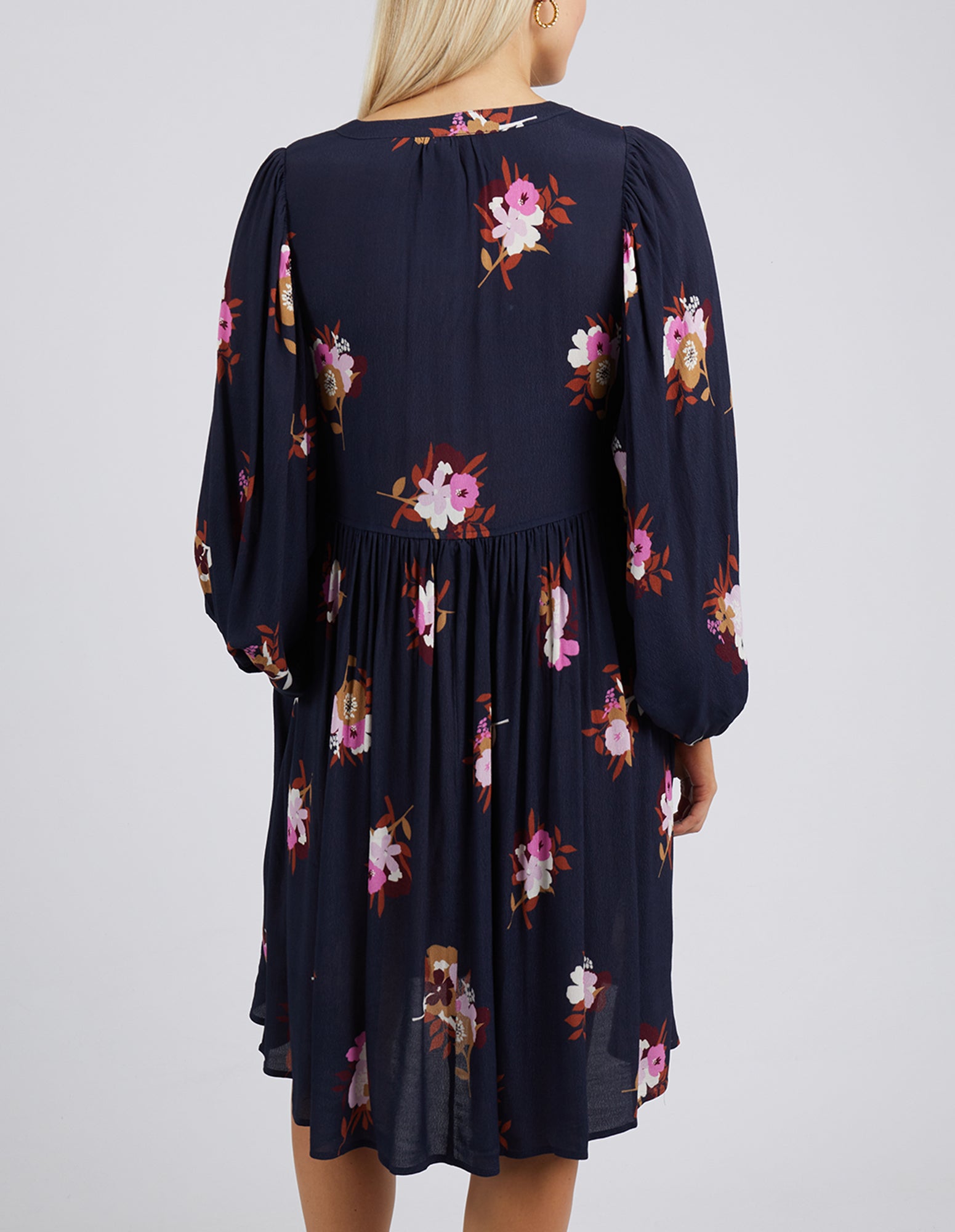 Posy Floral Dress - Navy - Elm Lifestyle - FUDGE Gifts Home Lifestyle