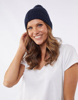 Blizzard Beanie - Dark Sapphire - Elm Lifestyle - FUDGE Gifts Home Lifestyle