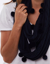 Bobble Loop Scarf - Dark Sapphire - Elm Lifestyle - FUDGE Gifts Home Lifestyle