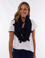 Bobble Loop Scarf - Dark Sapphire - Elm Lifestyle - FUDGE Gifts Home Lifestyle