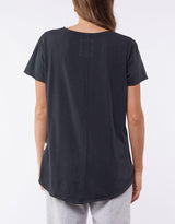 Fundamental Vee Tee - Washed Black - Elm Lifestyle - FUDGE Gifts Home Lifestyle