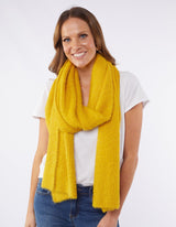 Snug Scarf - Mustard - Elm Lifestyle - FUDGE Gifts Home Lifestyle