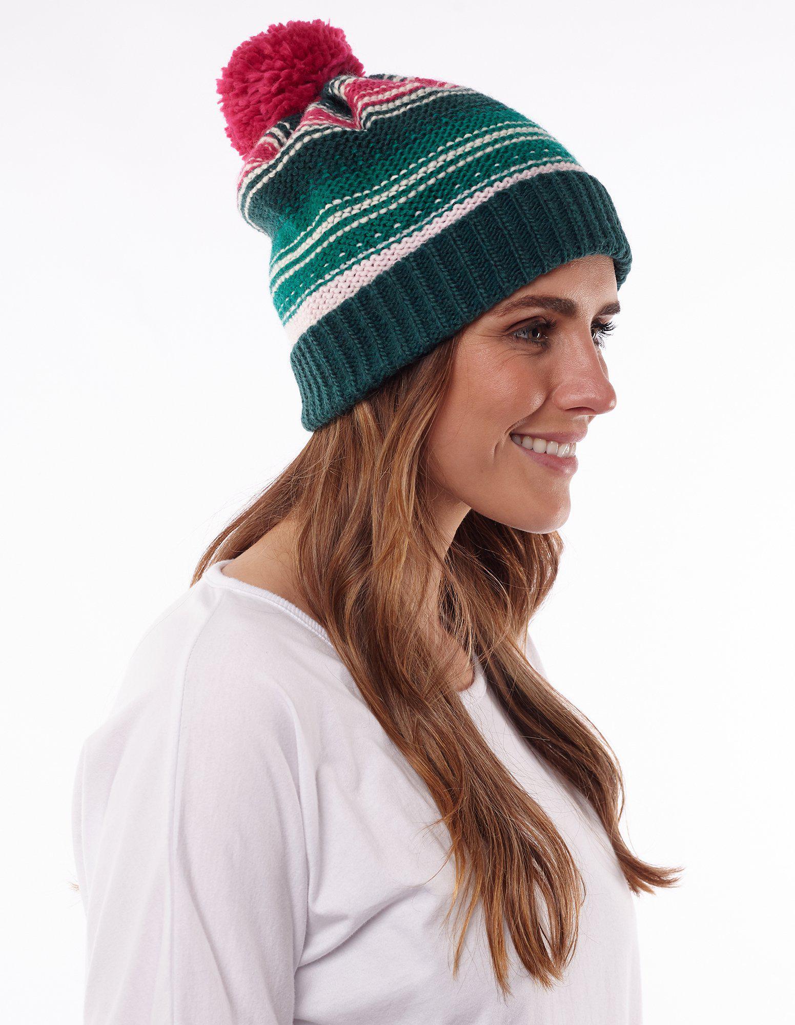 Textured Stripe Beanie - Elm Lifestyle - FUDGE Gifts Home Lifestyle