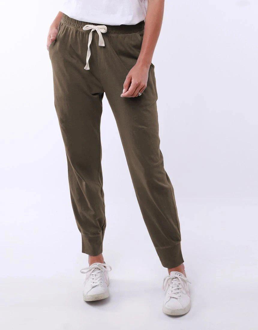 Wash Out Lounge Pant - Dark Khaki - Elm Lifestyle - FUDGE Gifts Home Lifestyle